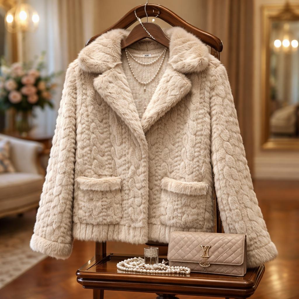 Luxury Faux Fur Winter Jacket