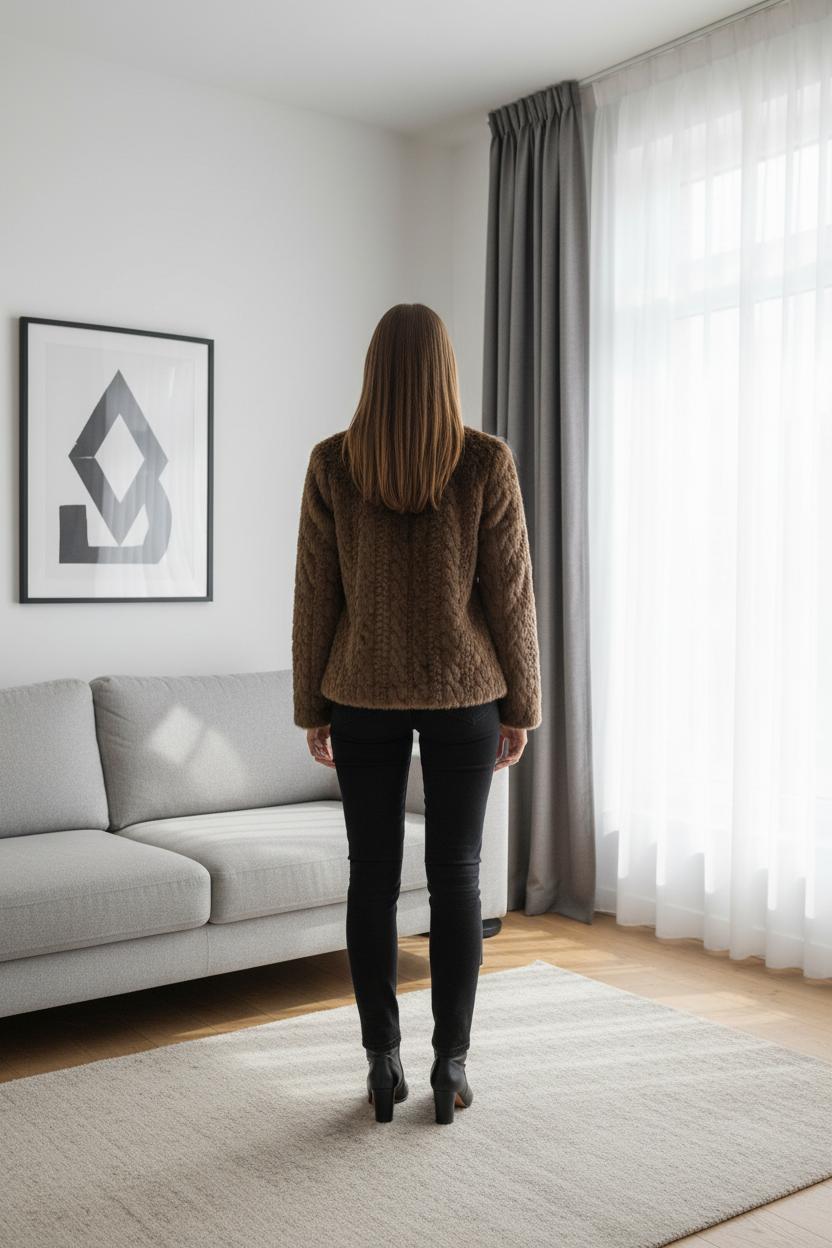 Luxury Faux Fur Winter Jacket
