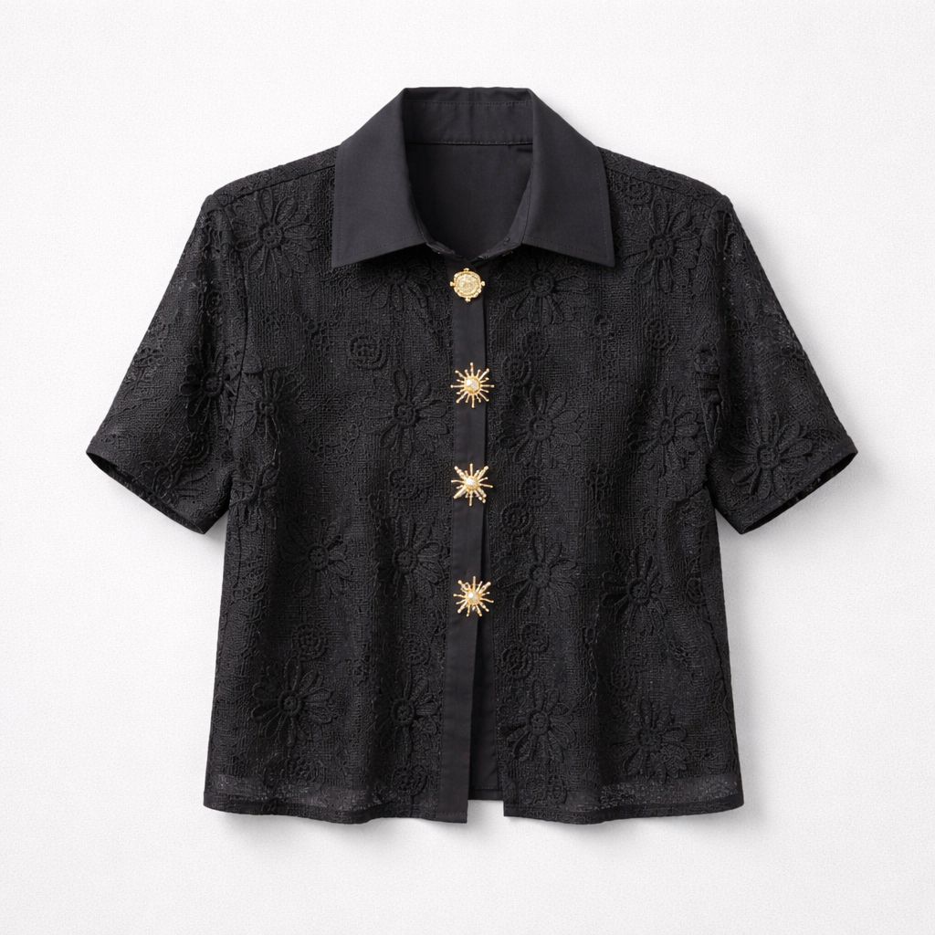 Celestial Summer Lace Blouse